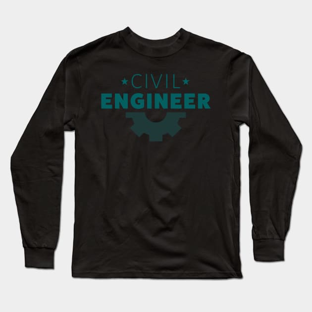 Civil Engineer Long Sleeve T-Shirt by Room Thirty Four
